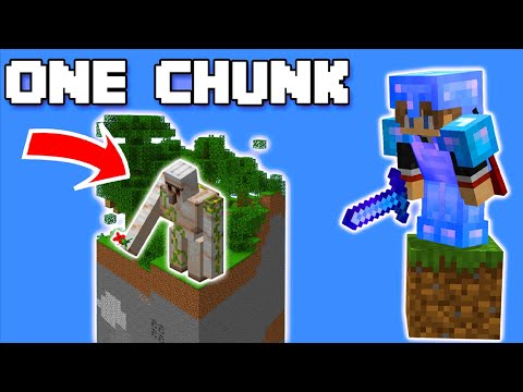 Why Do I Die SO MUCH On The One Minecraft Chunk World? (#12) #shorts
