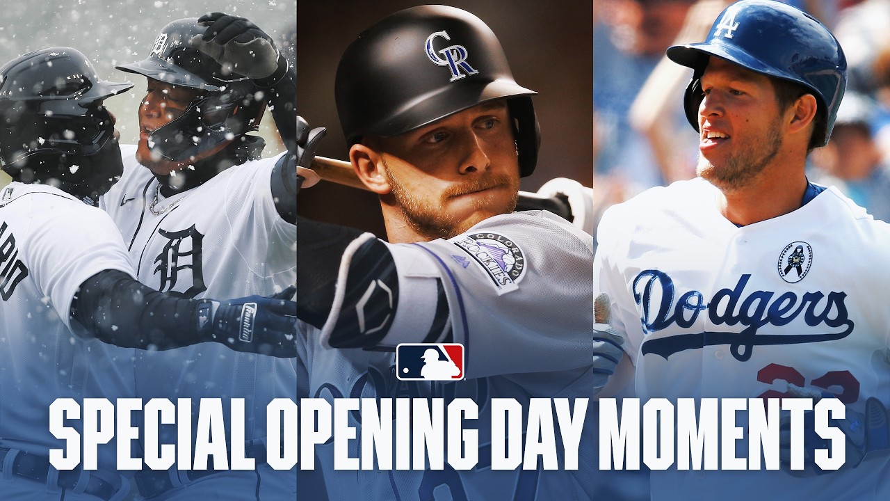 Opening Day moments that keep getting more special! 😌 | MLB Highlights