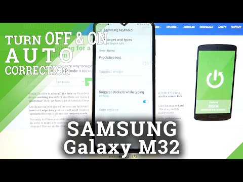 How to Turn On/Off Auto Correction on SAMSUNG Galaxy M32 – Manage Text Options