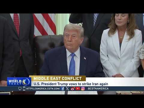 U.S. President Trump vows to strike Iran again