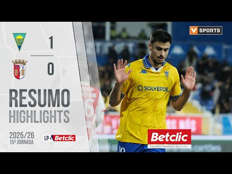 Resumo: Estoril 1-0 Braga (Liga 25/26 #15)
