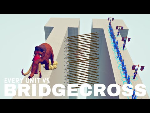 Bridge Crossing Prohibited VS Every Unit : TABS - Totally Accurate Battle Simulator