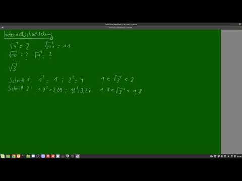 Intervallschachtelung (Klasse 8)