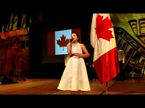 O Canada sung by Madi Lynn