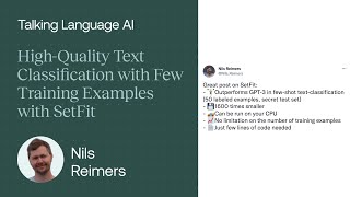 Download lagu High quality text classification with few training examples with SetFit mp3 Download lagu High quality text classification with few training examples with SetFit mp3