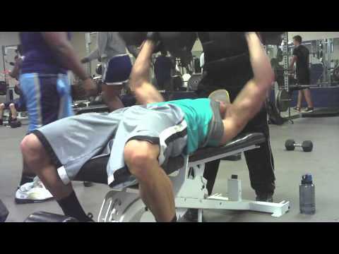 Michael, Andre, Dan and Anfernee Train Chest and Triceps