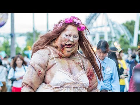 Zombie scary "Amanda"nakakatakot Halloween Horror Nights 좀비 喪屍