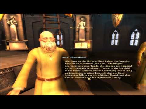 Let's Play Drakensang [Blind] #147 - Drittes Rätsel, Buch der Schlange & Geschichte der Drachenquest