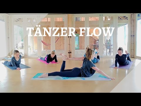 YOGA FLOW ZU TÄNZER POSE | Yoga Stunde mit Peak Pose in Tänzer | 30 Minuten