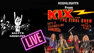 KIX (Walkin Away) the FINAL show EVER September 17th, 2023