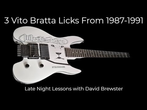 3 Vito Bratta Licks From 1987-1991