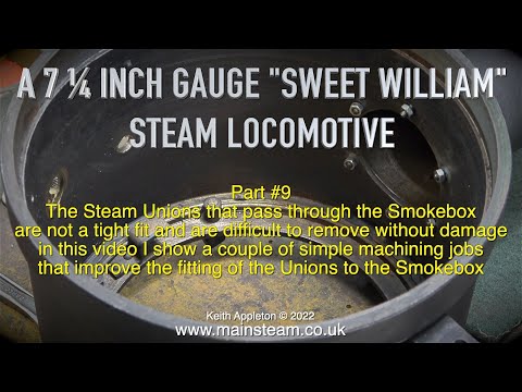 A 7 ¼ INCH GAUGE "SWEET WILLIAM" LOCOMOTIVE - PART #9