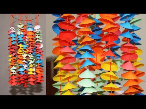 How To Make Wall Hanging With Paper #New Wall Hanging idea-2019 By _Life Hacks 360 Video
