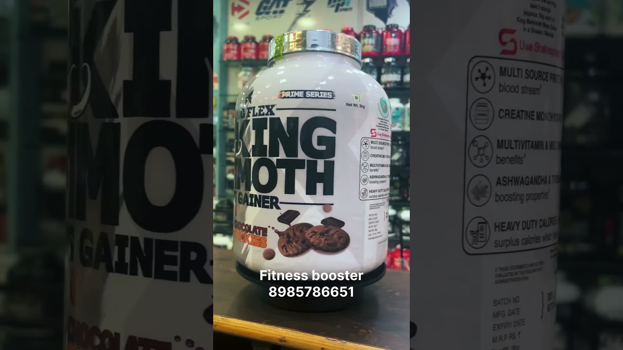 Big Flex King Mammoth Mass 💪 Ultimate Weight & Size Gainer #fitnessboosterstore