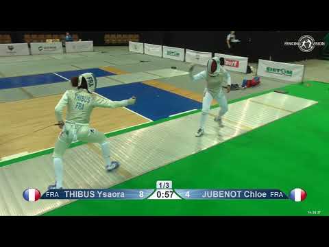 2019 118 T32 12 F F Individual Katowice POL WC GREEN JUBENOT FRA vs THIBUS FRA