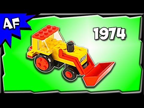 Vintage Lego 1974: Legoland Digger #614 Stop Motion Build Review