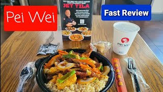 Pei Wei Asian Kitchen Diner Review National US Coral Gables Miami Kuwait Dubai Korea - Jet Tila Menu