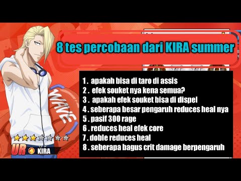 8 percobaan tes dari kira summer bleach etenal soul