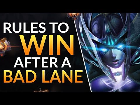 Simple Rules to WIN After a BAD LANE - Pro Tips and Tricks to CARRY | Dota 2 Ranked Lane Guide