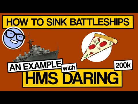 Sinking Battleships in HMS Daring, A Royal Thrashing - World Of Warships - Play by Play E001