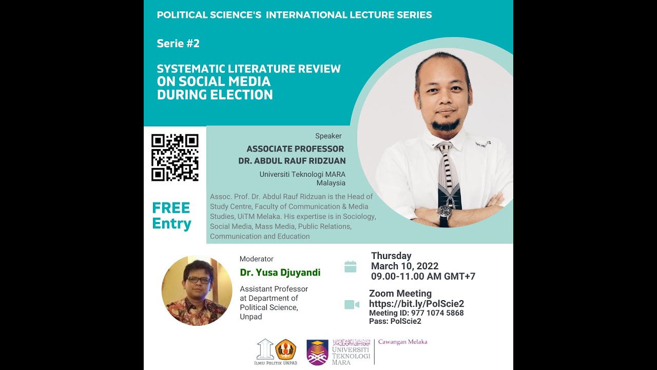 International Lecture Series #2: Systematic Literature Review on Social Media during Election