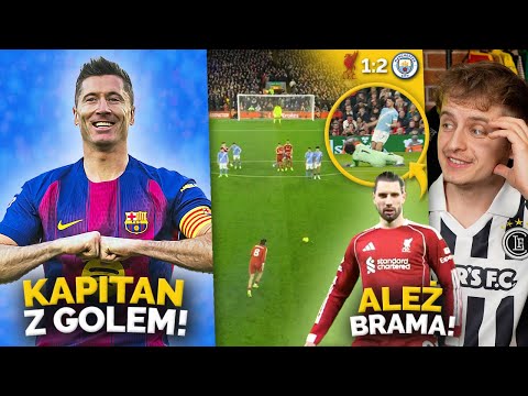 Lewandowski GONI REKORD LEGENDY! Kontrowersje w meczu City z Liverpoolem! Piękny GOL Szoboszlaia!
