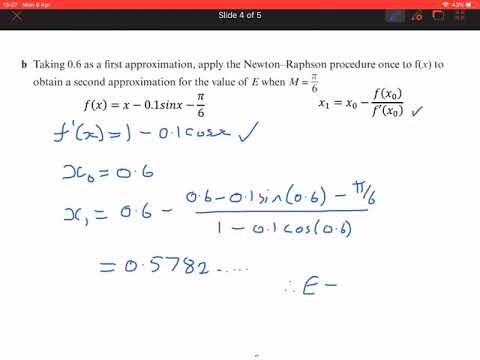 Numerical methods Application