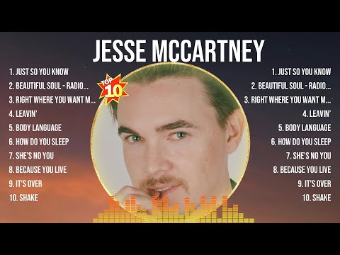 Jesse McCartney Greatest Hits 2024- Pop Music Mix - Top 10 Hits Of All Time