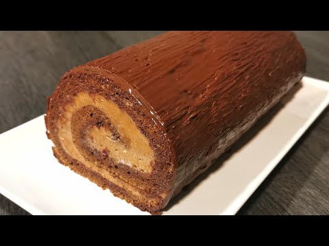 Cea mai buna rulada cu ciocolata reteta foarte usoara | Rulada de vis iti vei surprinde familia