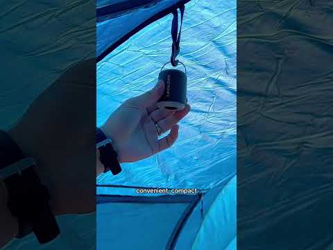 Traverse Nano Inflatable Pump with Built-In Lantern 