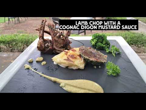 Lamb Chop with Cognac Dijon Mustard sauce@ChefKuldeepSingh