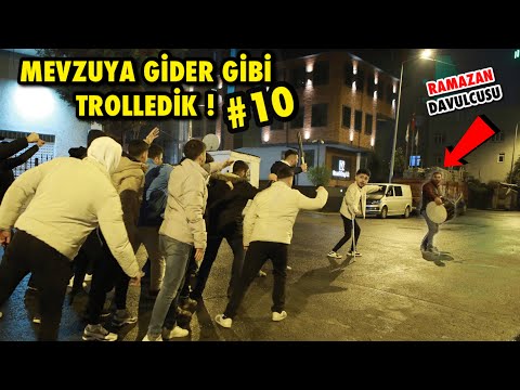 TOPLUCA İNSANLARIN ÜSTÜNE KOŞMA ŞAKASI İLE TROLLEDİK 10 ! Ramazan