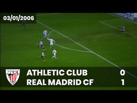 ⚽️ [Copa del Rey 05/06] 1/8 final (Ida) I Athletic Club 0 - Real Madrid CF 1 I LABURPENA