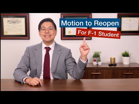 Motion to Reopen for F-1 Student: A Tsang & Associates Success Story