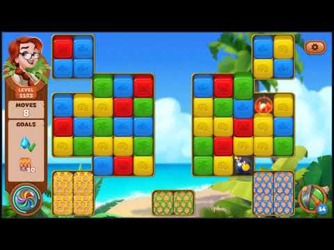 Lost Island Blast Adventure Level 1153 - NO BOOSTERS 🏝️ | SKILLGAMING ✔️