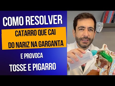 Secreção Pegajosa Entre o Nariz e a Garganta: provoca pigarro e tosse. Saiba como resolver
