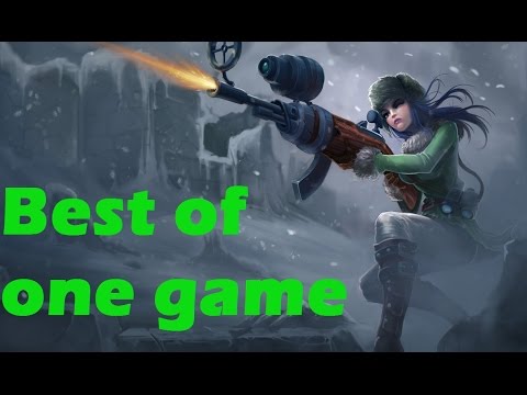 Caitlyn - Best of one game | A normal day in League of Legends