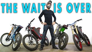 27kW DIY Electric Motorcycle - CyberBike Review, Riding, & Power Demo