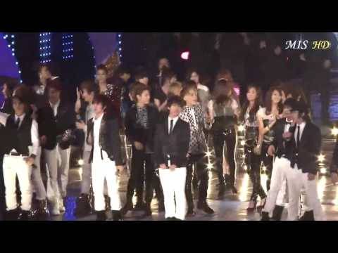 [Fancam] 091210 SNSD - Ending@Golden Disk Awards