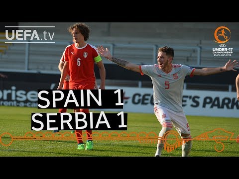 U17 highlights: Spain v Serbia