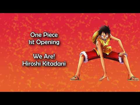 One Piece OP 1 - We Are! Lyrics