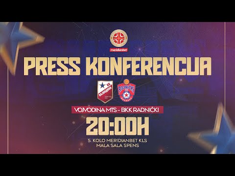 Press konferencija | 5. kolo Meridianbet KLS | KK Vojvodina mts - BKK Radnički | 02.11.2025.