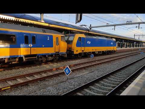 NS ICD with broken down rear locomotive coming through 's-Hertogenbosch, NL (very rare) 12/04/21
