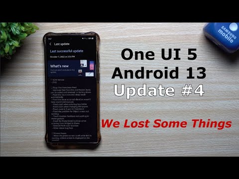 Samsung One UI 5.0 with Android 13 - We've Lost a Few Things (Update #4)