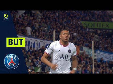 But Kylian MBAPPE (23' - PSG) RC STRASBOURG ALSACE - PARIS SAINT-GERMAIN (3-3) 21/22