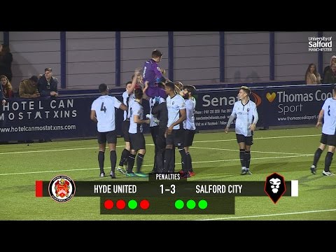 Hyde United 3-3 Salford City (Salford 3-1 on pens) - Manchester Premier Cup Quarter Final