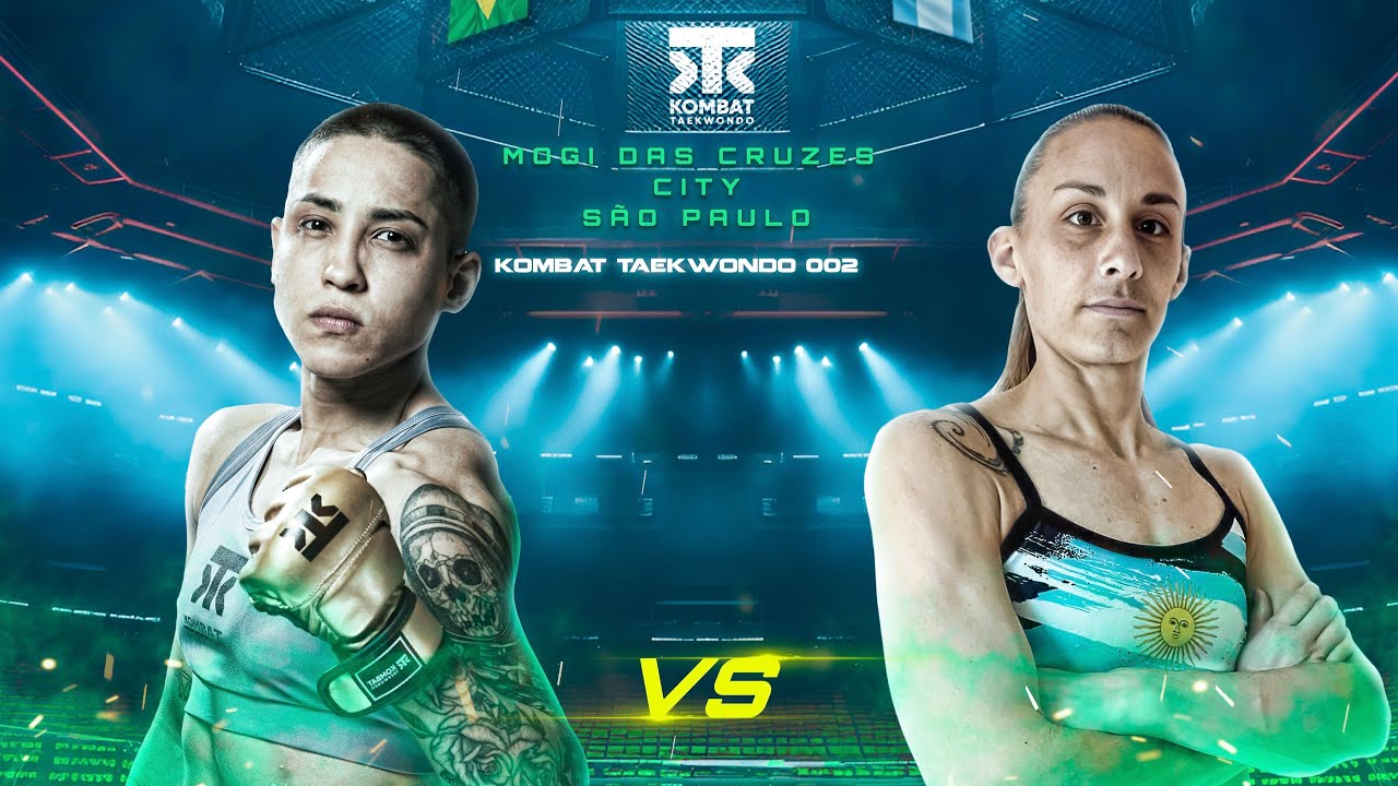 🥊Kombat Taekwondo🥋 002: 🔵 Natalia Vilella 🇧🇷 🆚 🇦🇷 Lucía Fusco🔴