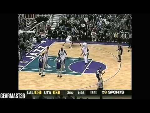 Kobe Bryant - 40 points vs Jazz Full Highlights (2003.02.19)
