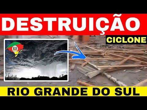 🔴DESTRUIÇÃO- Ciclone causou estragos no litoral do RIO GRANDE DO SUL-veja segunda 28/07/25