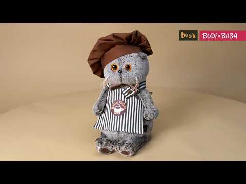 Миниатюра изображения товара Мягкая игрушка Budi Basa Кот Басик-бариста / 2475915